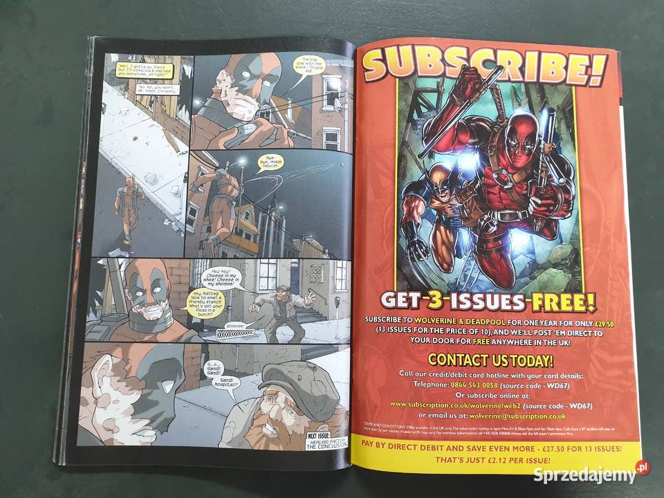 Wolverine Deadpool 167 Marvel 2009 pomorskie Gdynia