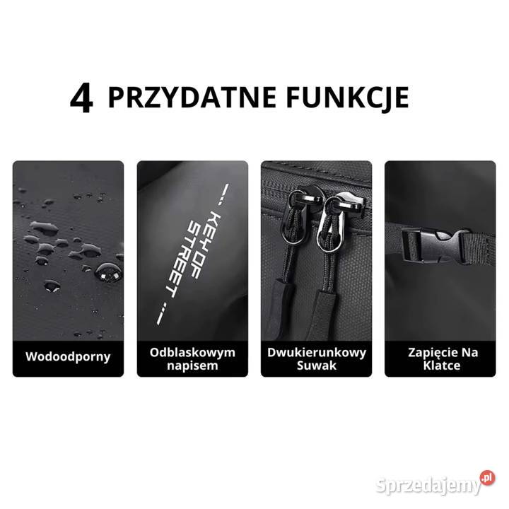 PLECAK MOTOCYKLOWY TURYSTYCZNY Podróżny Torby, plecaki i walizki Kiekrz