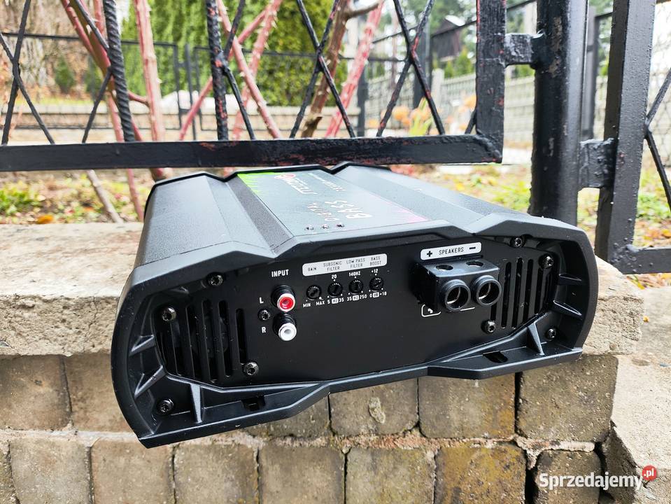 Wzmacniacz samochodowy 1 kanałowy monoblok Niegowonice
