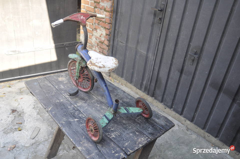 Triciclo Vintage Anni 40 Rowerek Metalow Rzeszów sprzedam