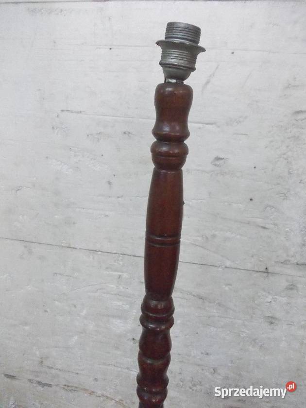 Stara drewniana lampa stojąca 145 Bielsko-Biała sprzedam