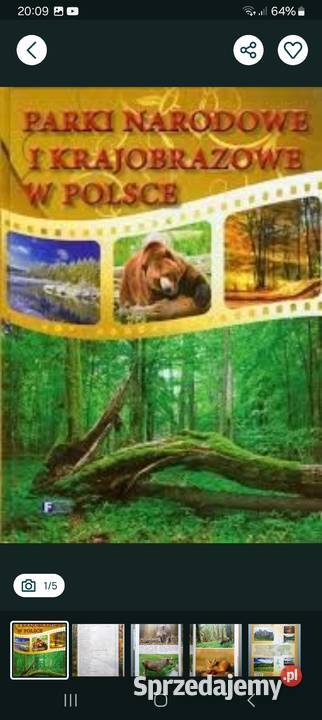 Album Parki narodowe i krajobrazowe w Polsce geografia, geologia, turystyka Kultura i Rozrywka Siemianowice Śląskie sprzedam