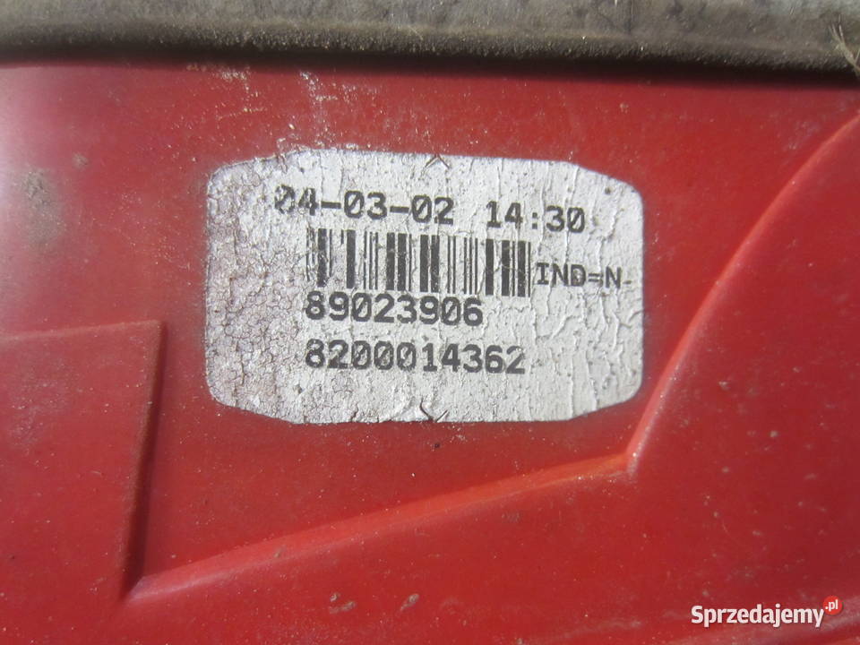 lampa lewy tył klapy renault vel satis Szczecin sprzedam