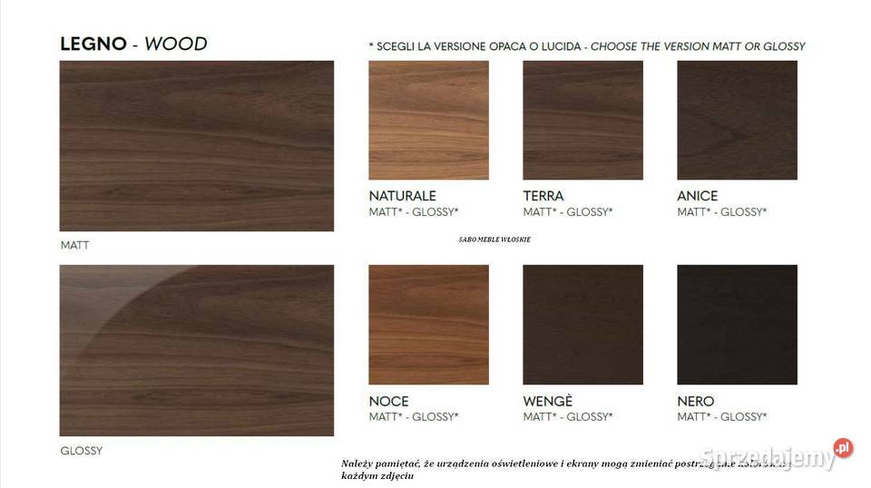 Nowoczesny stół drewniany włoski z drzewa