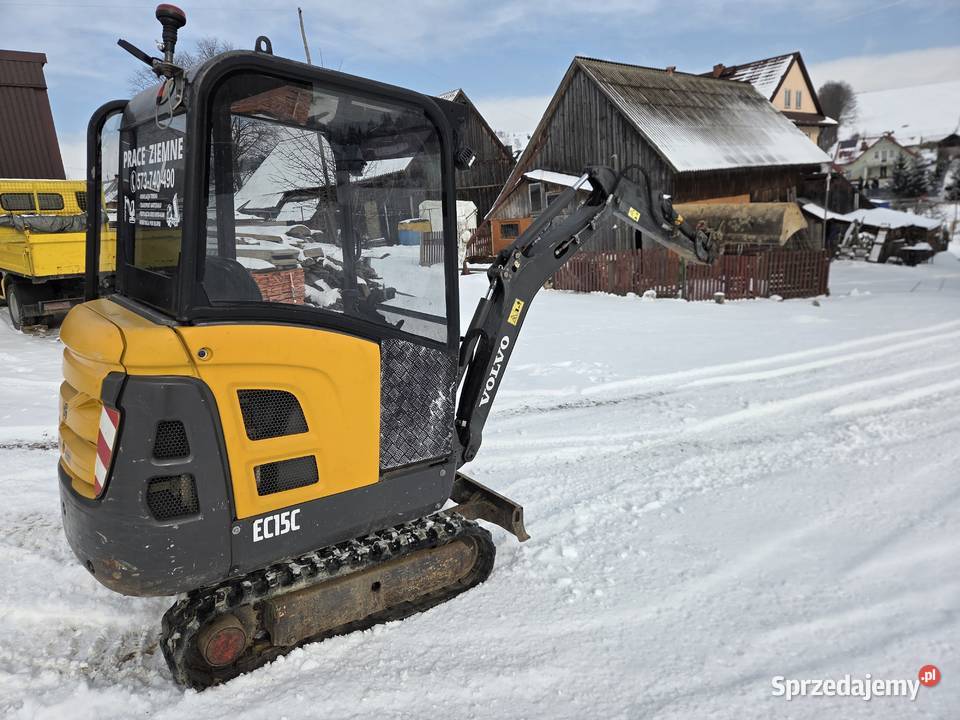 Minikoparka VOLVO EC15C Mochnaczka Wyżna sprzedam