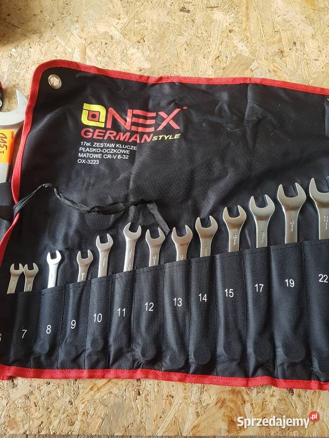 KLUCZE szmata PŁASKO OCZKOWE 632 ZESTAW 17 Głogowa