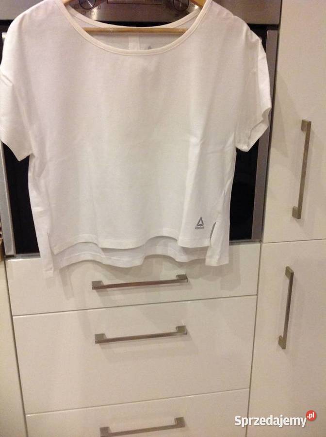 Biały Top Koszulka Sportowa Damska REEBOK M NOWA Nowa Sól
