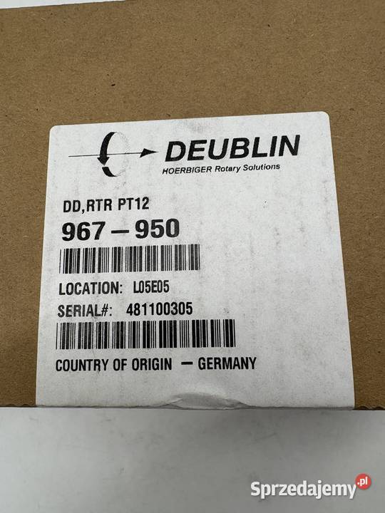 Deublin 967950 DDRTR PT12 Złącze obrotowe Warszawa