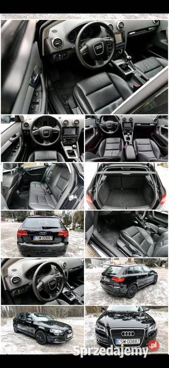 Sprzedam Audi a3 8P mały przebieg skóra navi A3
