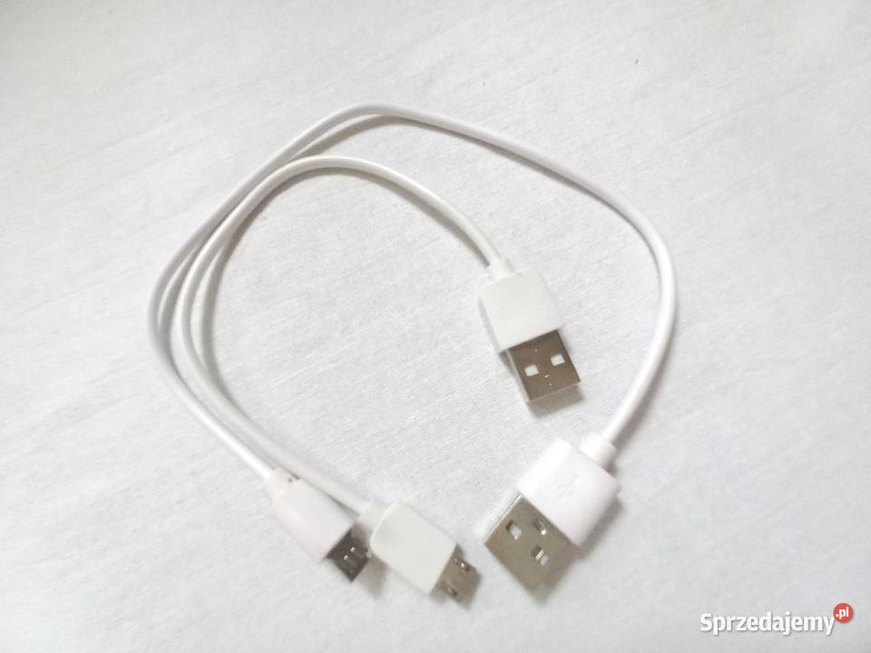 Kabel biały USBA USBC MicroUSB kpl3 NOWE Białystok