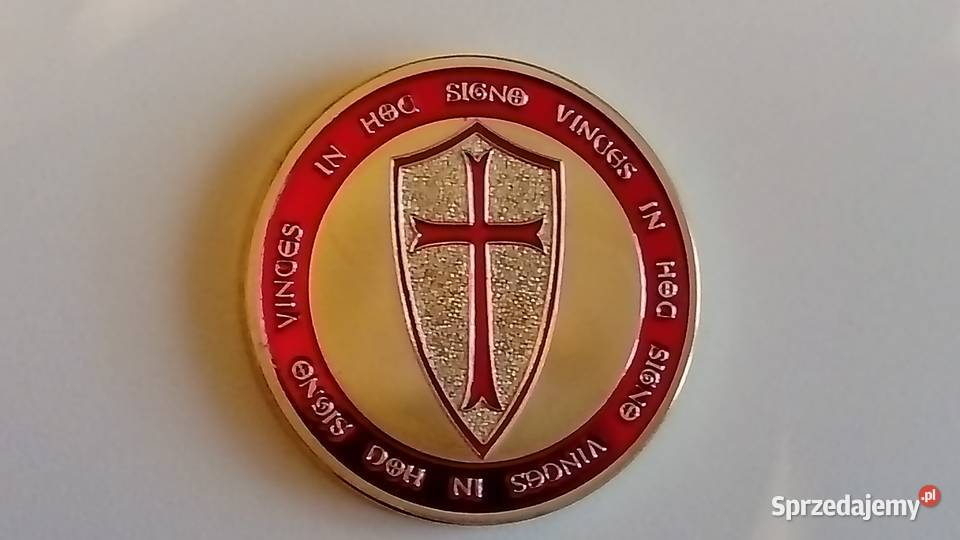 Moneta Krzyż Templariuszy wielkopolskie Mosina