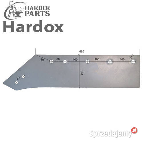 Lemiesz 300hektarów HARDOX 6027BL 6029BL do nieuszkodzony Suwałki