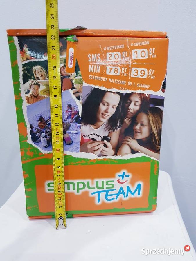Kolekcjonerskie pudełko Simplus Team z 2004 roku Dąbrowa Górnicza