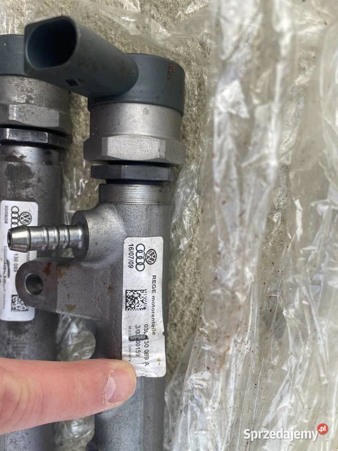 Wtryski 03L 130 277 listwa wtryskowa 03L 130 089 Ostrołęka