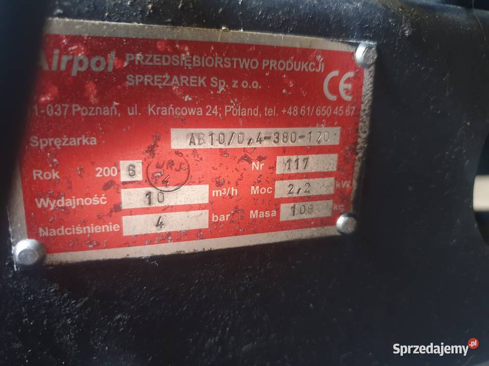 kompresor sprężarka Airpol