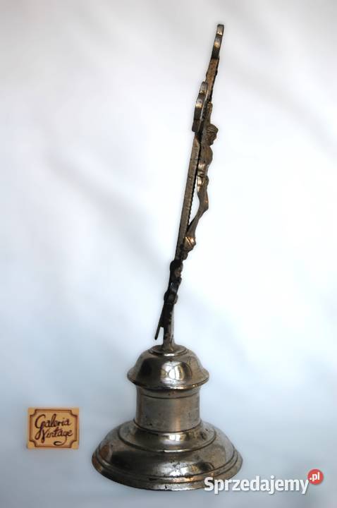 Stara ręcznie wykonana płaskorzeźba z głową Pana Dewocjonalia Lublin