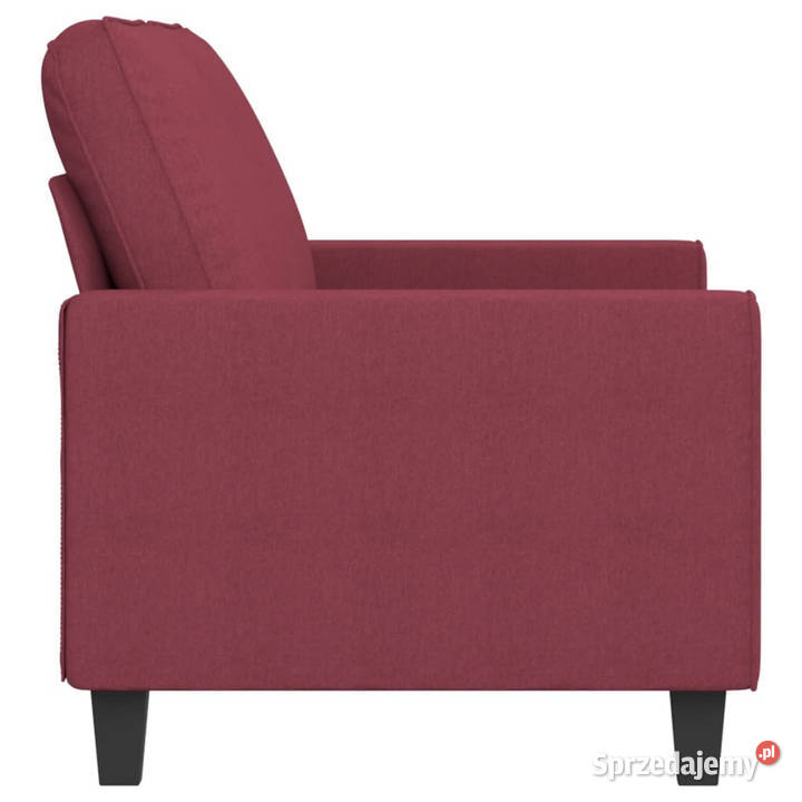 Sofa 2osobowa winna czerwień 140 tapicerowana mazowieckie Warszawa