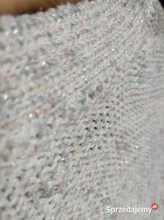 sweter z kieszeniami kardigan długi ciepły Kielce