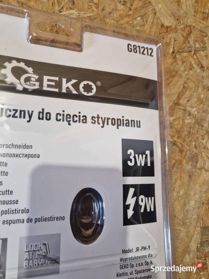 Nóż termiczny do styropianu 3w1 wycinarka GEKO Głogowa