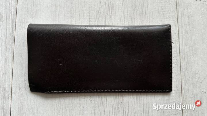 NOWE brązowe etui na okulary skórzane miękkie Łódź