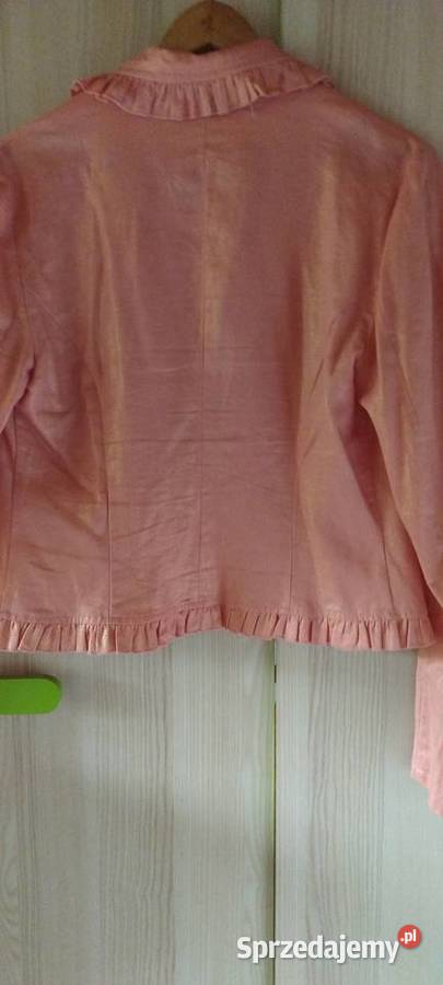 Żakiet damskin w kolorze koralowym Rozmiar 36(S) Lublin