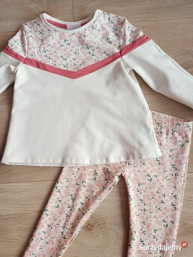 Komplet bluza i legginsy getry dziewczęce 98 dziewczynka Płock sprzedam