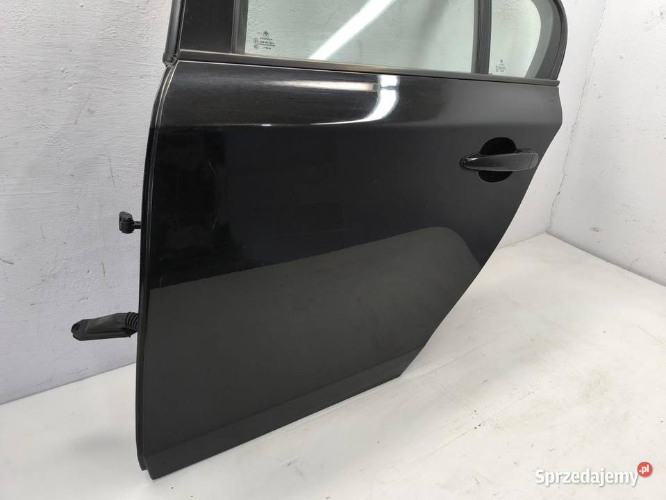 DRZWI LEWY TYŁ KOMPLETNE BMW 1 E87 LIFT SCHWARZ