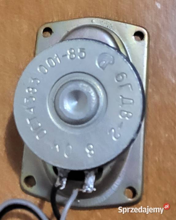 Głośnik 8 Ohm z czasów ZSSR Części i akcesoria Włodawa