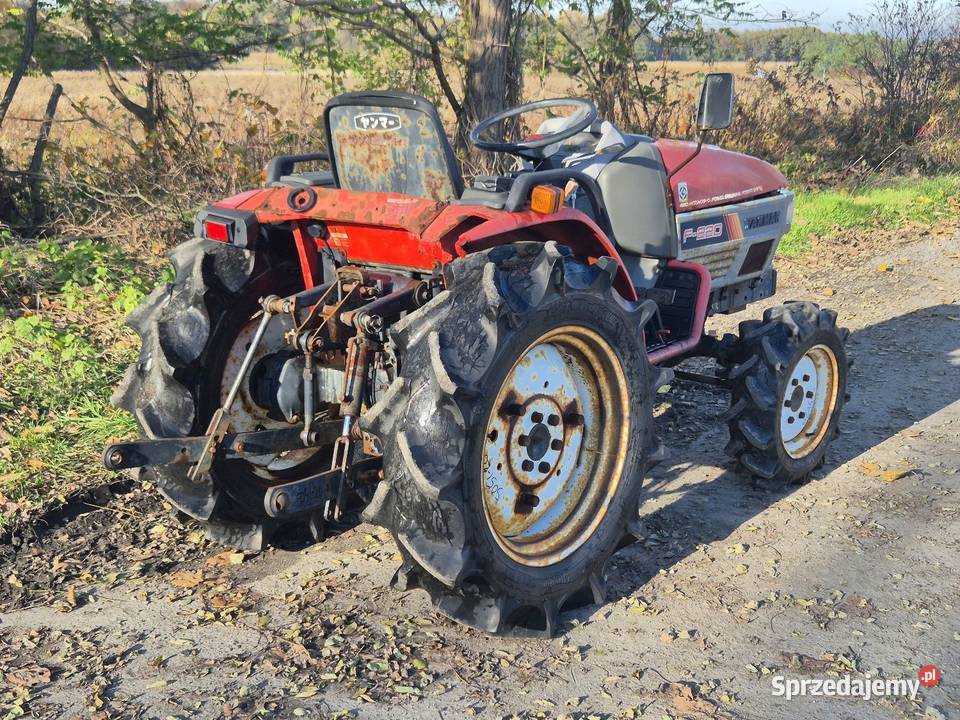 Traktorek traktor YANMAR F220D 22 44 Wspomaganie Małuszyn