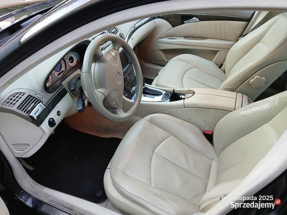 MERCEDES E500 W211 50 V8 LPG jasne wnętrze