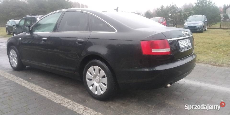 Audi A6 C6 limuzyna 20tdi 140 manuał czarny 4/5 Kościerzyna