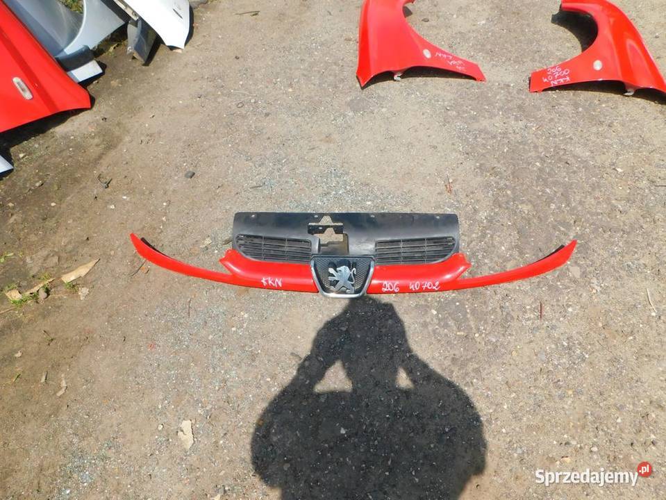 peugeot 206 grill kolor KKN 40702 WYSYŁKA Żory
