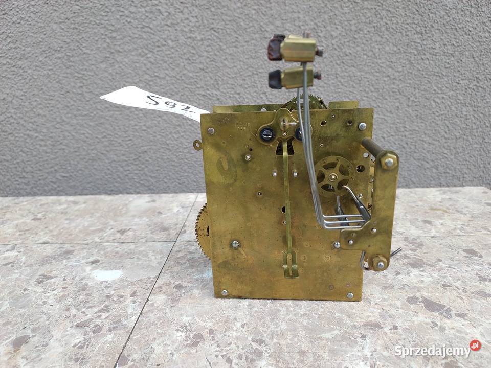 592 Mechanizm starego zegara ściennego HAU Antyki Tczew