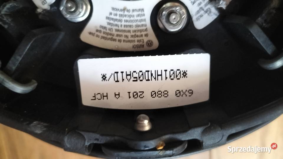 Poduszka kierownicy Airbag VW Polo 6n2 oryginał Chocianów