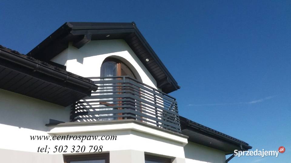 Balustrada balkon taras barierka kuta nowoczesna