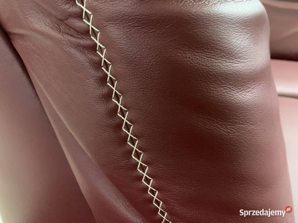 DUŻY NIEMIECKI NAROŻNIK SKÓRA NATURALNA 280240 Kalety