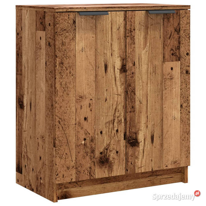 Szafka na buty stare drewno 59x35x70 WM856989 mazowieckie Warszawa