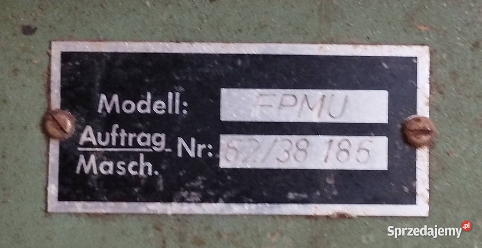 Prasa półkowa BRKLE typ FPMU