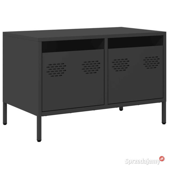 Szafka RTV czarna 68x39x435 stal walcowana na