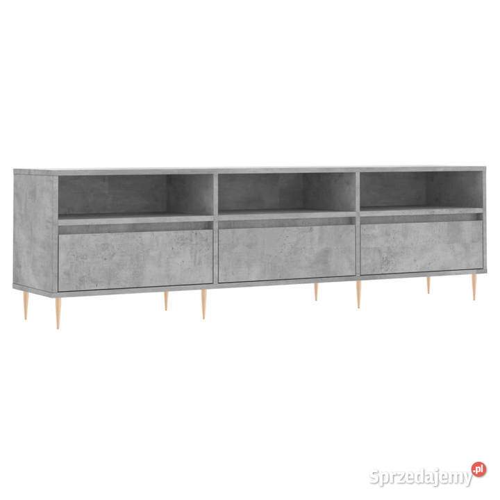 Szafka pod TV szarość betonu 150x30x445 WM831272 Warszawa