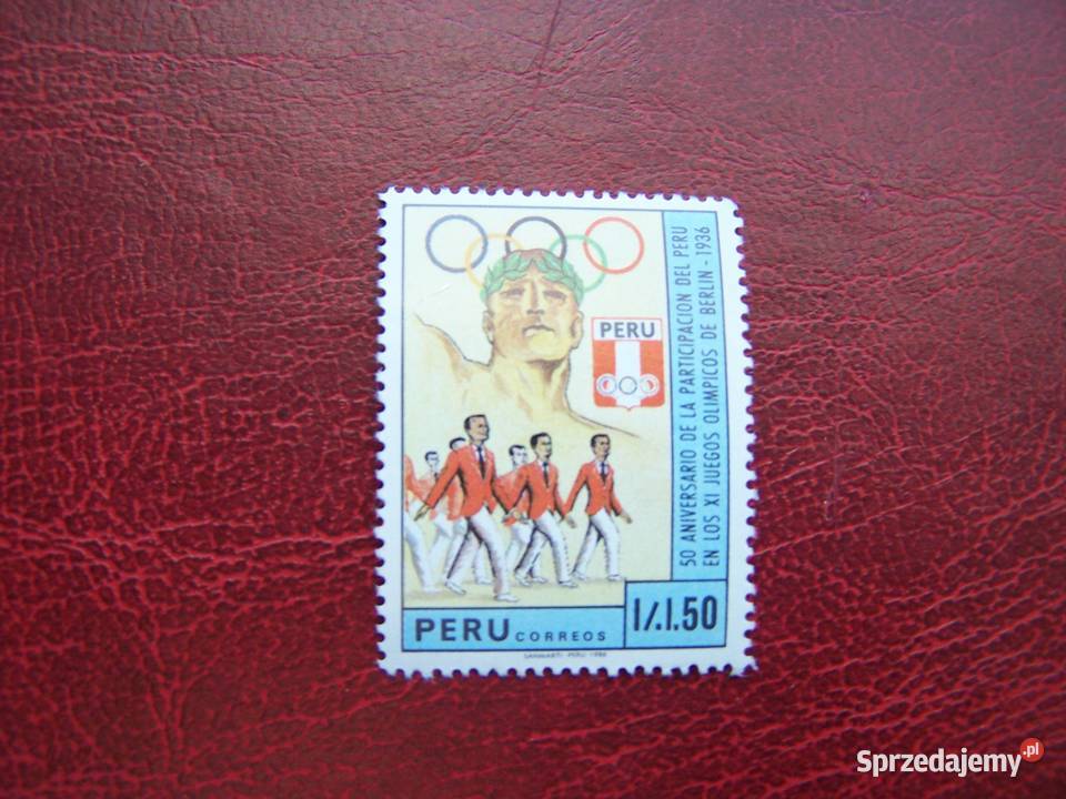 Peru 1988 MNH Sport 50 lecie olimpiad Tychy