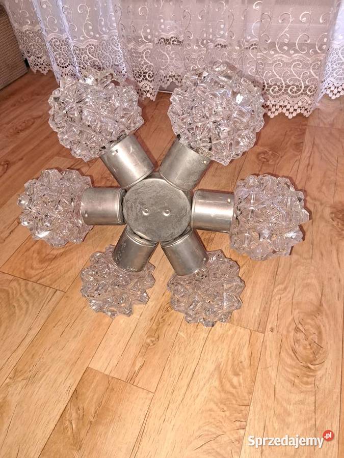 Retro lampa wiszaca z 1964 roku firmy Kamenick Lubań sprzedam