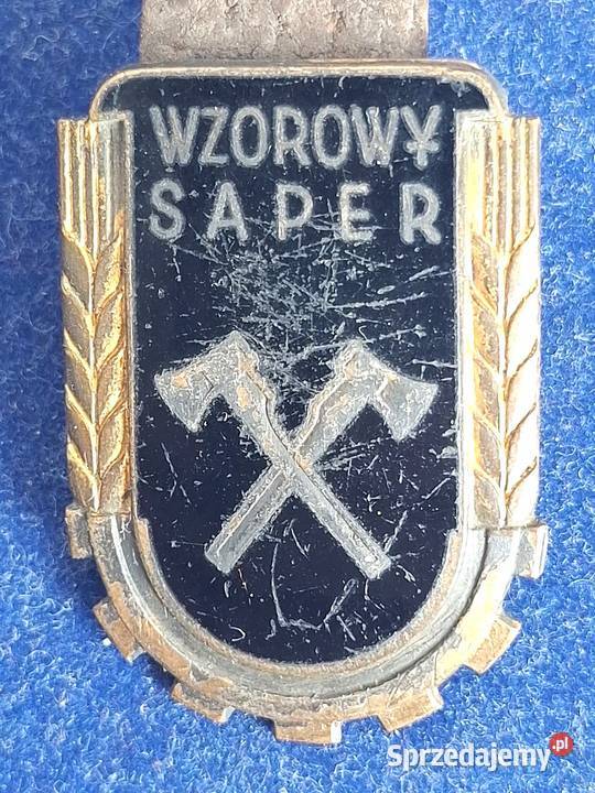 Odznaka Wzorowy Saper Oryginał Gliwice