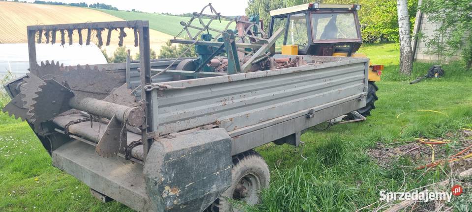 Rozrzutnik obornika Przyczepla jednoosoiowa małopolskie