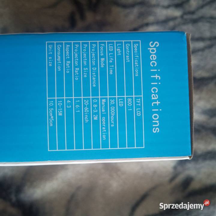 MINI PROJEKTOR PRZENOŚNY ROTUNDITY LED Choszczno