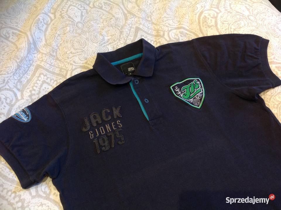 Koszulka Polo Męska JackJones M Granatowa Jack&Jones