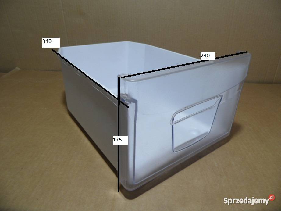 pojemnik szuflada lodowki indesit