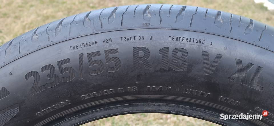 Opony CONTINENTAL 235 55 18 sprzedam