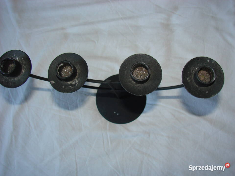 metalowy świecznik Pozostałe