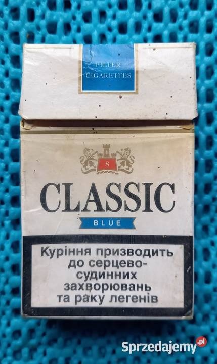 Classic Blue Paczka kolekcjonerska papierosów Małkinia Górna